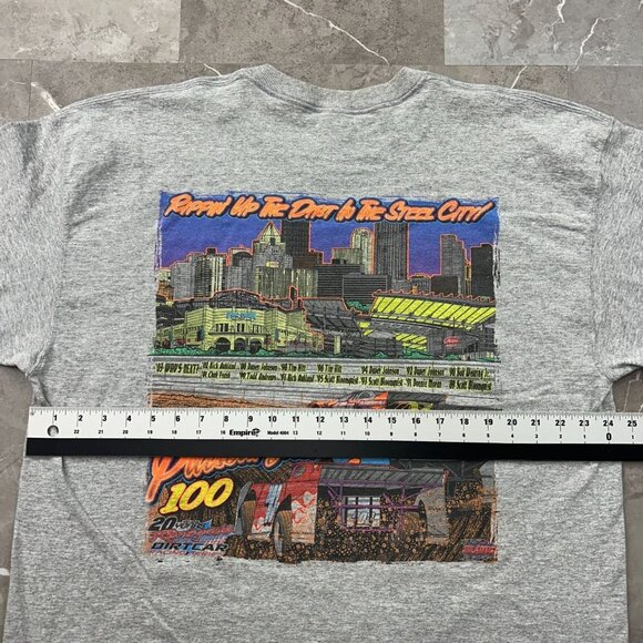 Vintage Pittsburgher 100 Graphic Tee Mens 2XL XXL Dirt Track Racing Pittsburgh - Picture 8 of 10